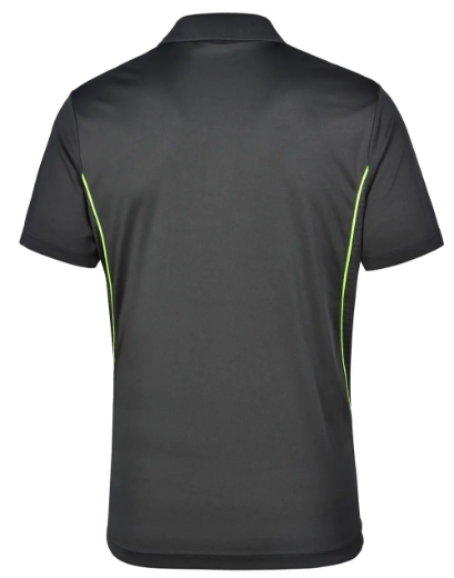 Picture of Winning Spirit, Mens Cooldry S/S Contrast Interlock Polo